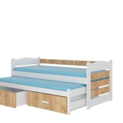 Ifjúsági ágy Ágykeret dupla matraccal TIARRO 200x90 - Fehér Fehér