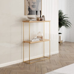 Velo konzol asztalka - Arany Arany