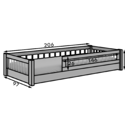 Gyermekágy Dori gyerekágy - Fenyő