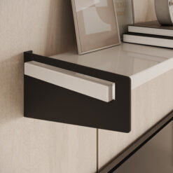 Fali polc Ivi polc - Fekete