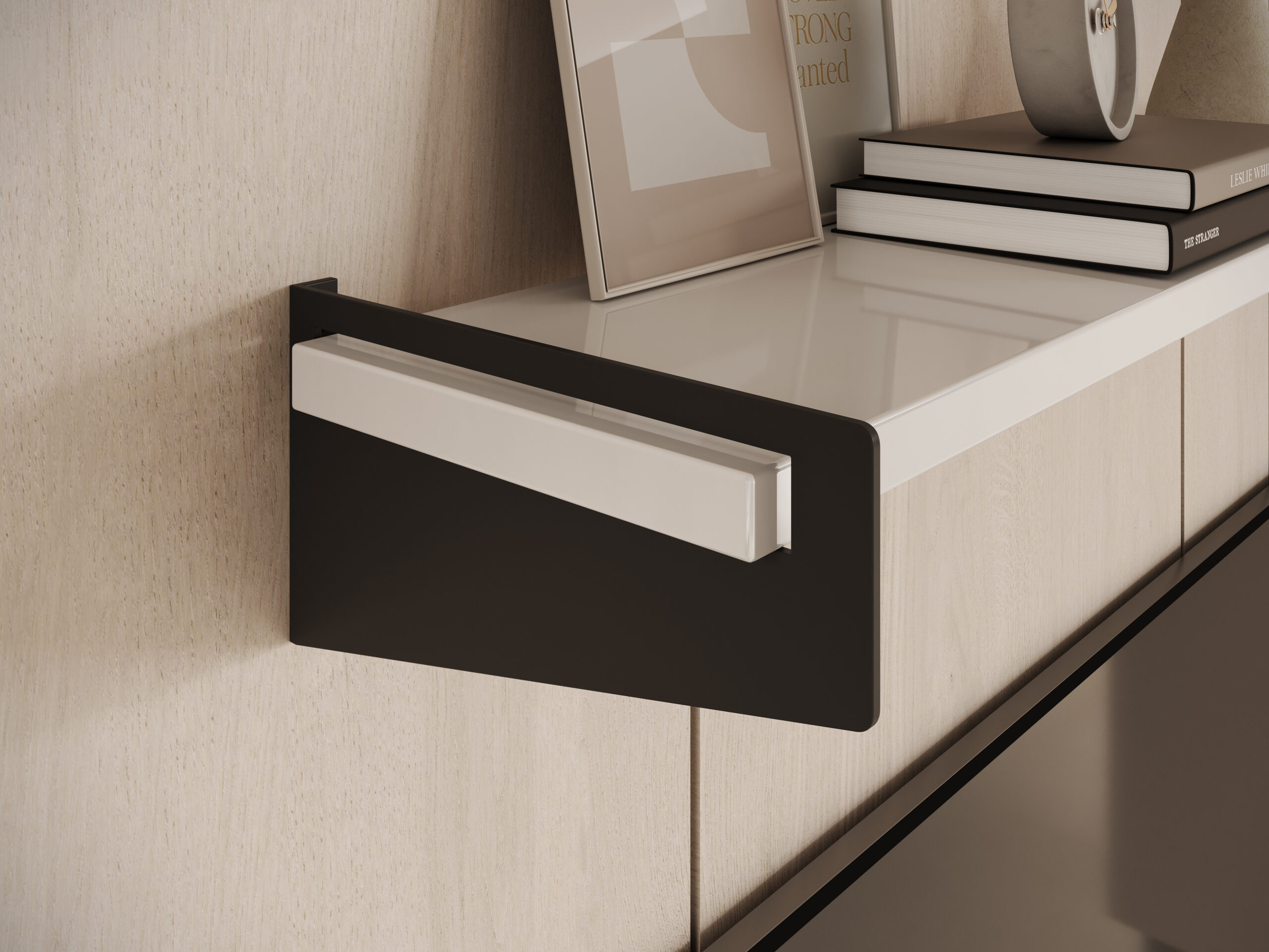 Fali polc Ivi polc - Fekete Fali polc Ivi polc - Fekete - Image 3