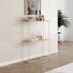 Velo konzol asztalka - Fehér Fehér