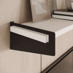 Fali polc Ivi polc - Fekete