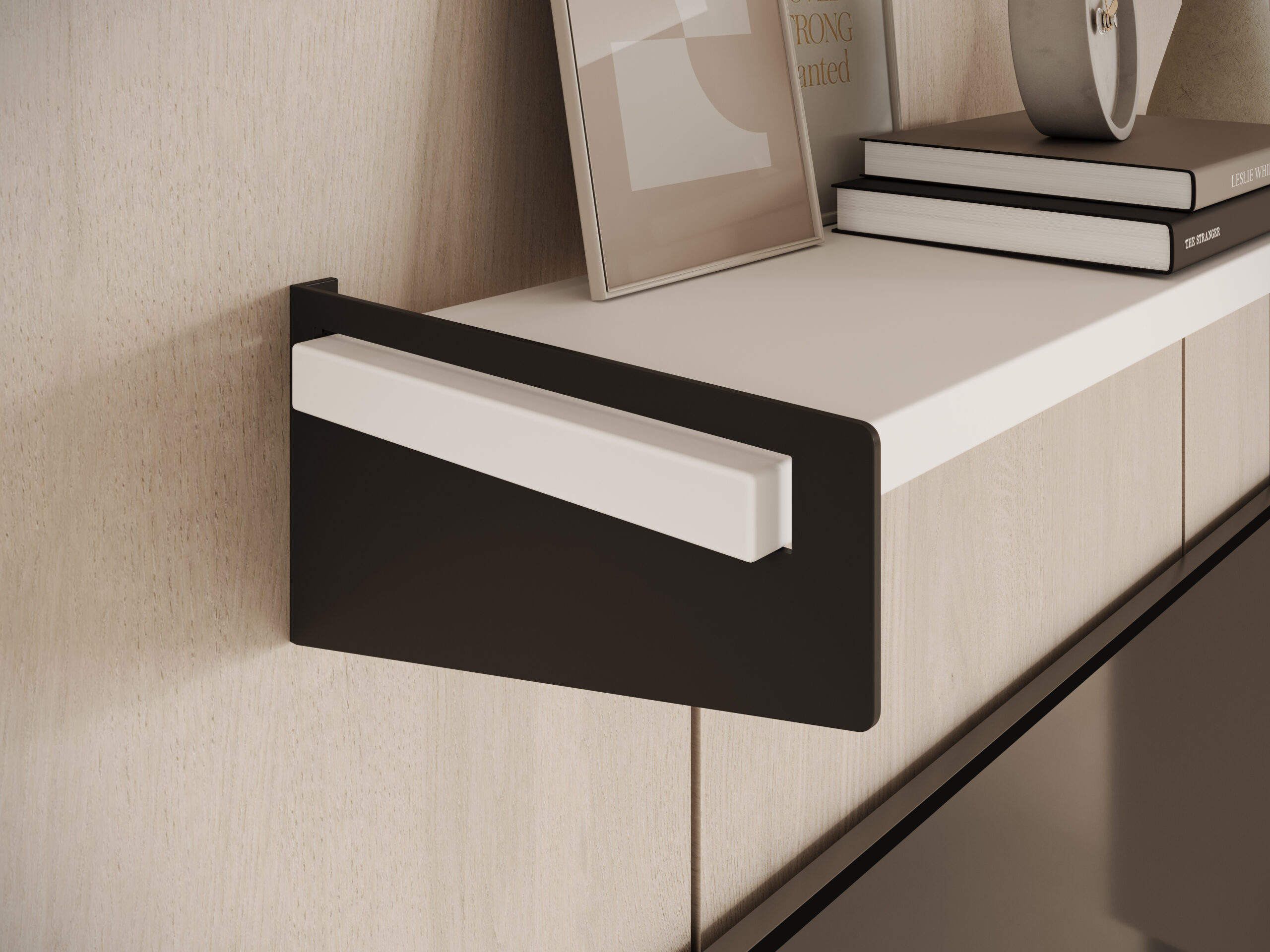 Fali polc Ivi polc - Fekete Fali polc Ivi polc - Fekete - Image 3