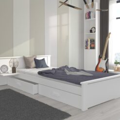 Ifjúsági ágy Ágy ALDEX SHELF 200x90 - Fehér