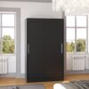 Tolóajtós gardrób Tolóajtós szekrény COLLIN 120 - Fekete Tolóajtós szekrény COLLIN 120