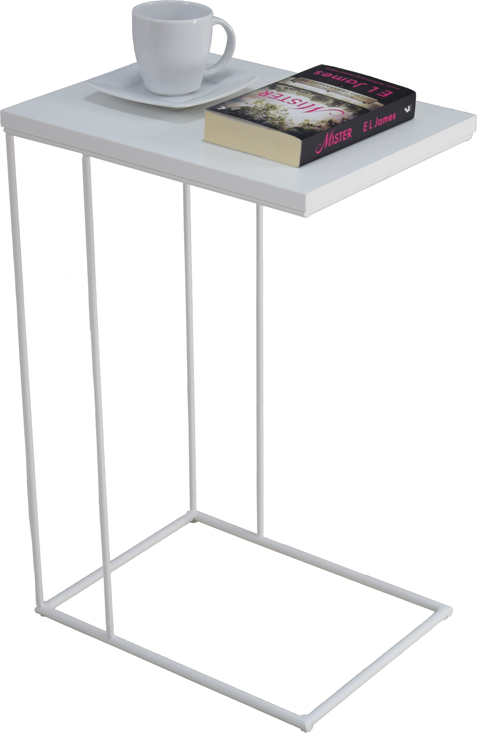 Laptop asztal DRU segédasztal - Fehér Fehér