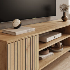 TV szekrény RTV szekrény Lorello 155 cm - Craft tölgy