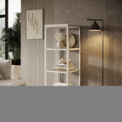 Könyvespolc Reli polc - Fehér Fehér