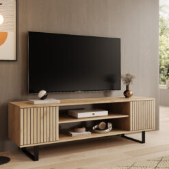 TV szekrény RTV szekrény Lorello 155 cm - Craft tölgy Craft tölgy