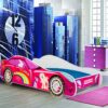 Gyerekágy CAR PINK matraccal 140x70 ágy - Rózsaszín CAR PINK matraccal 140x70 ágy