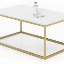 NARISA 100x60 dohányzóasztal - Arany Arany