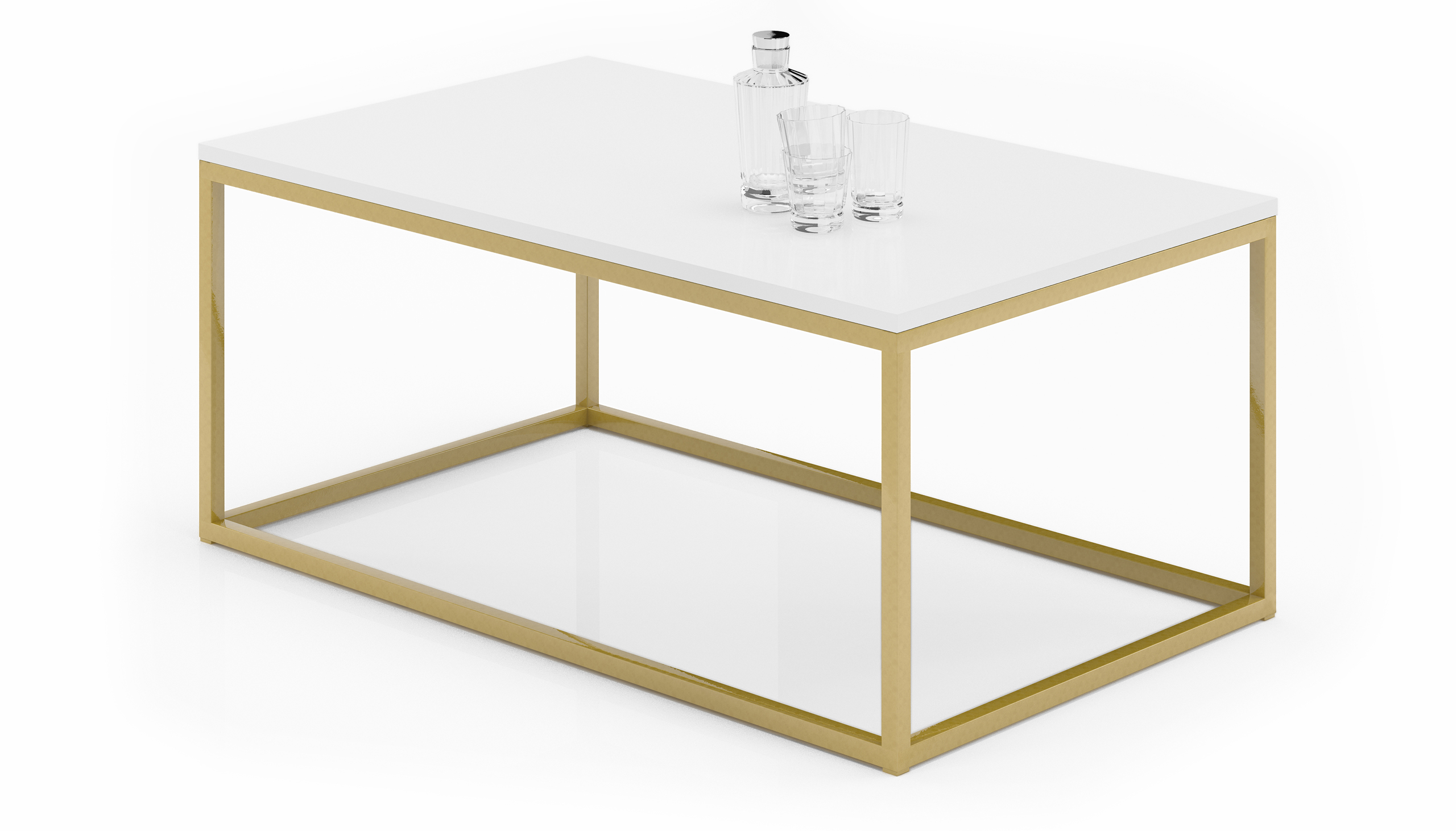 NARISA 100x60 dohányzóasztal - Arany Arany