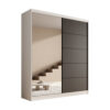 Tolóajtós szekrény tükörrel Nico 180