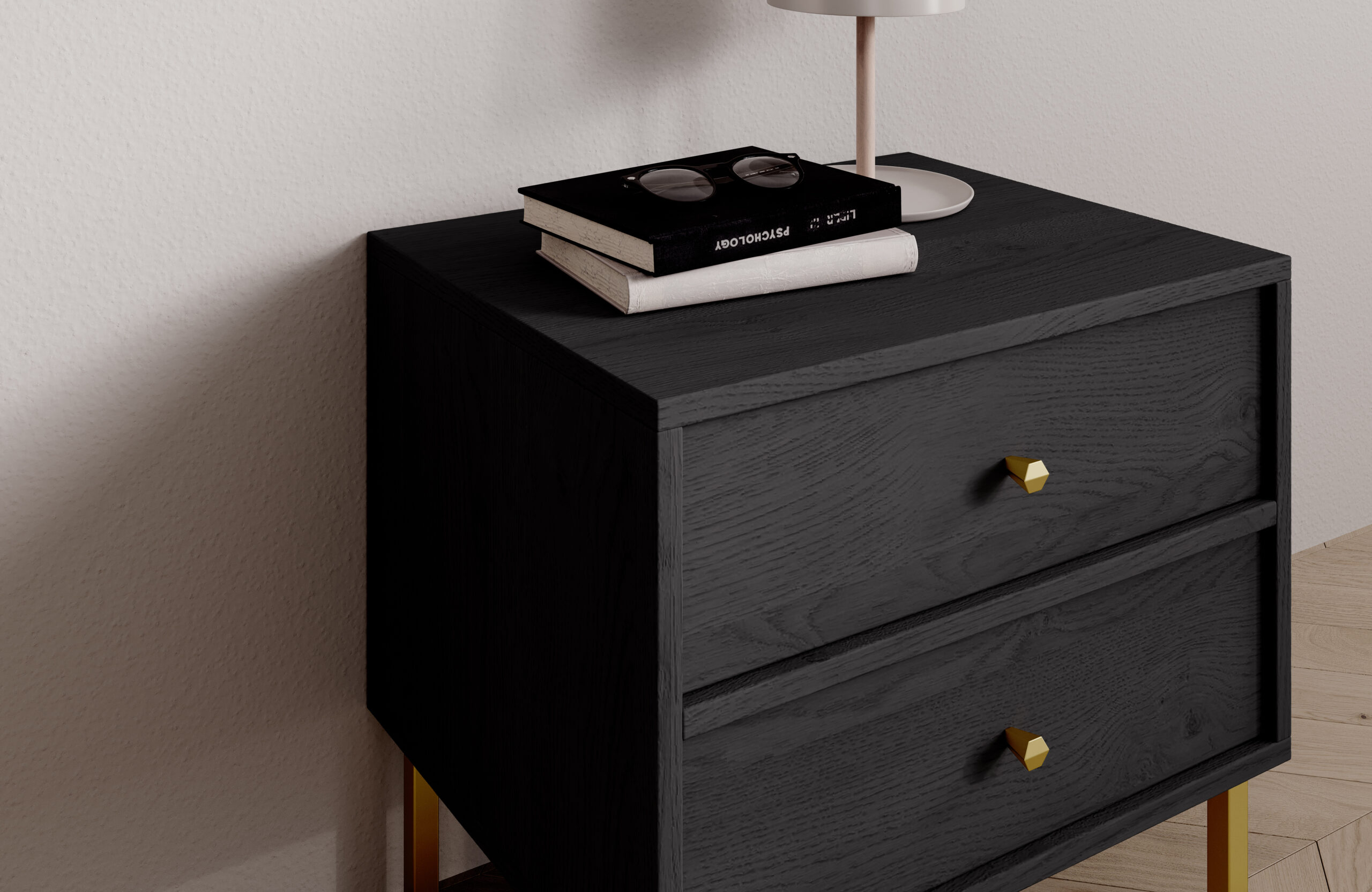 Tili Éjjeliszekrény - Fekete Tili Éjjeliszekrény - Fekete - Image 3