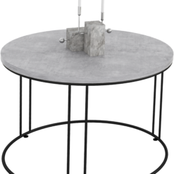 NOEL dohányzóasztal - Fekete Fekete