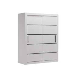 Tolóajtós gardrób MORELL 160 tolószekrény - Fehér