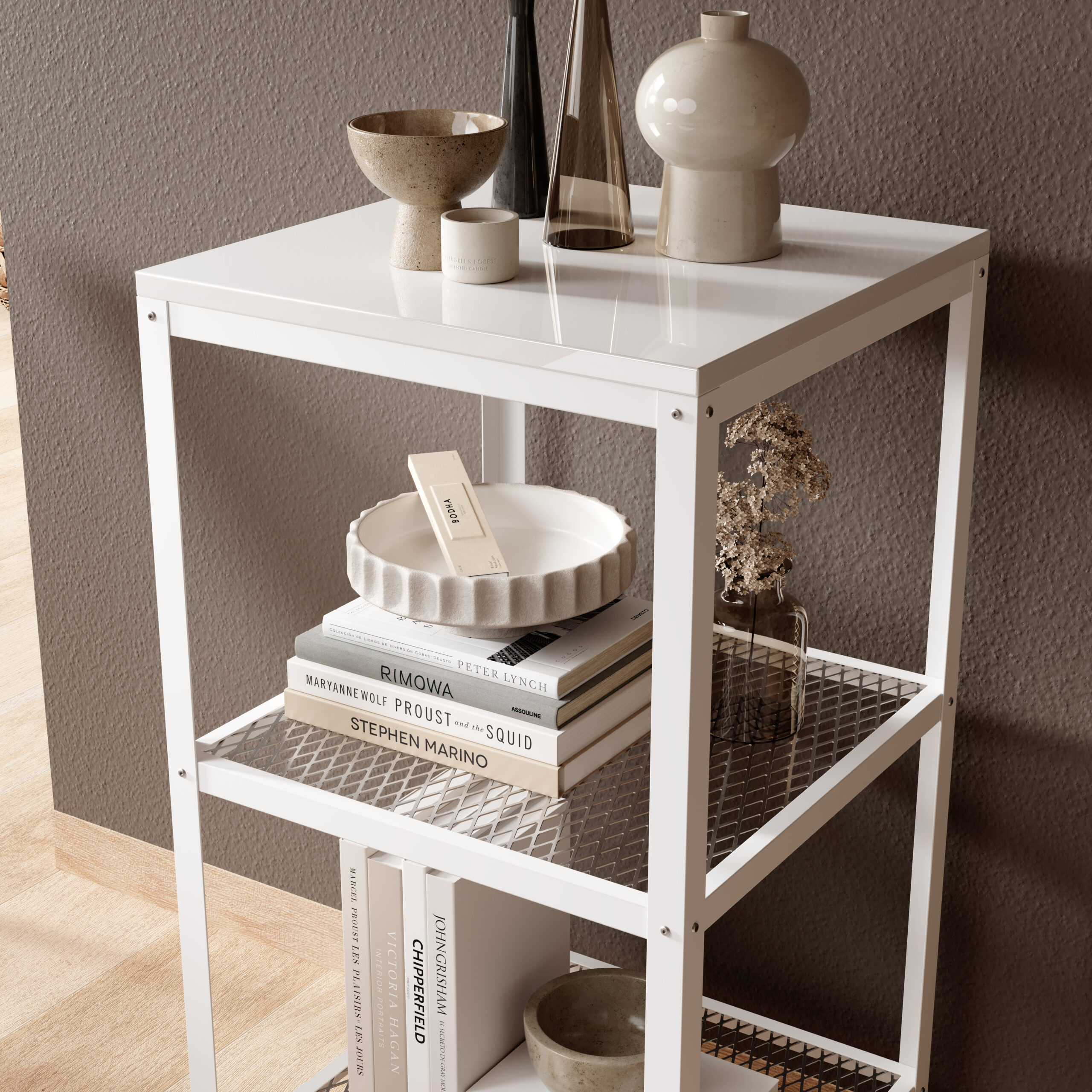 Könyvespolc Rolin polc - Fehér Könyvespolc Rolin polc - Fehér - Image 3