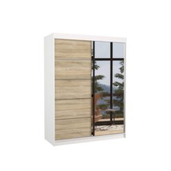 Tolóajtós gardrób Tolóajtós szekrény LIMBO 150 - Fehér