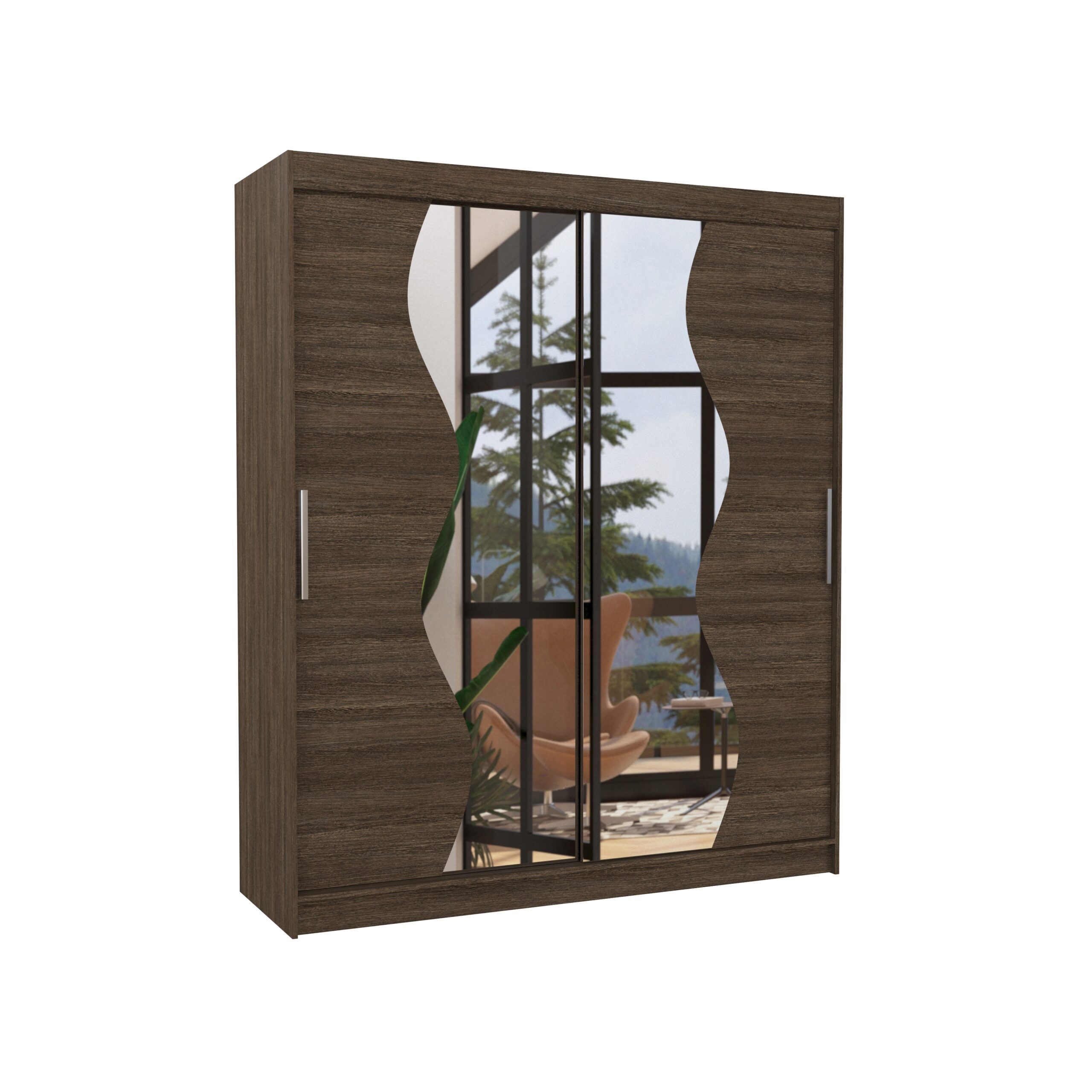 Tolóajtós gardrób Tolóajtós szekrény MEDISON 180 - Csoki Tolóajtós gardrób Tolóajtós szekrény MEDISON 180 - Csoki - Image 3