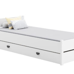 Ifjúsági ágy MARCELLO gyerekágy matraccal és fiókkal - Fehér Fehér