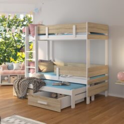 Háromágyas emeletes ágy matraccal ETAPO 200x90