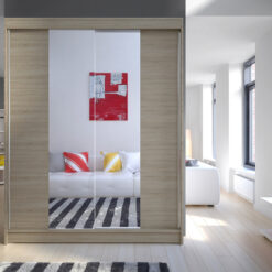 Tolóajtós gardrób Tolóajtós szekrény FEVER 150 - Sonoma Sonoma