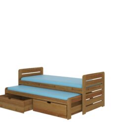 Ifjúsági ágy Dupla ágy matracokkal TOMI 200x90 - Tölgyfa Tölgyfa