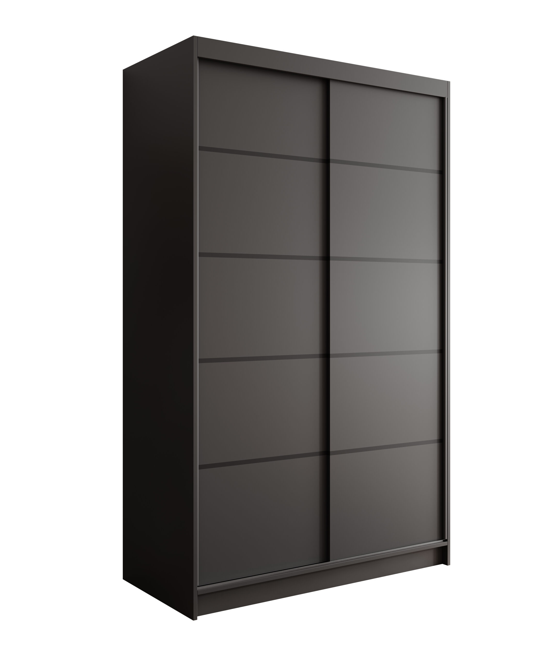 Tolóajtós gardrób Lizi tolóajtós szekrény 120 - Fekete Lizi tolóajtós szekrény 120