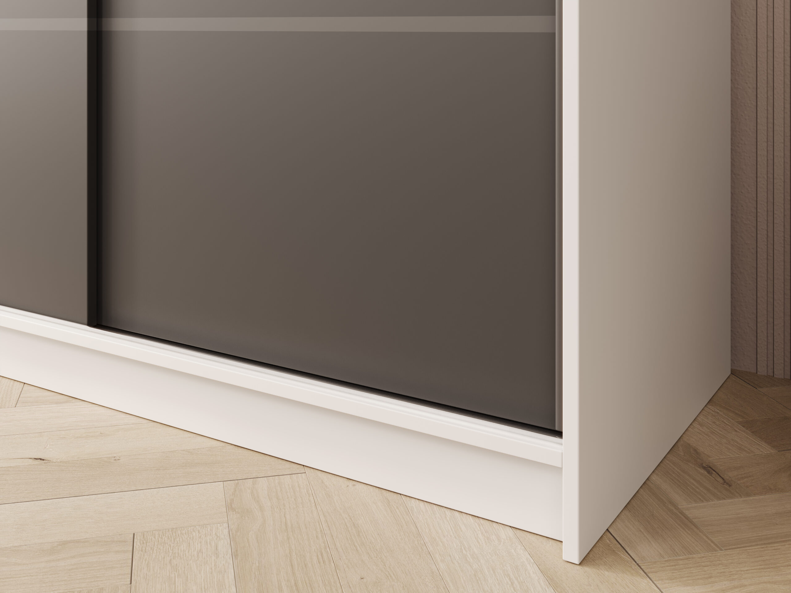 Tolóajtós gardrób Greta tolóajtós szekrény 200 - Fehér Tolóajtós gardrób Greta tolóajtós szekrény 200 - Fehér - Image 4