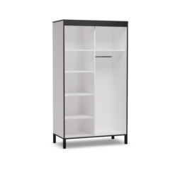 Tolóajtós gardrób BRIG 120 tolószekrény - Fehér