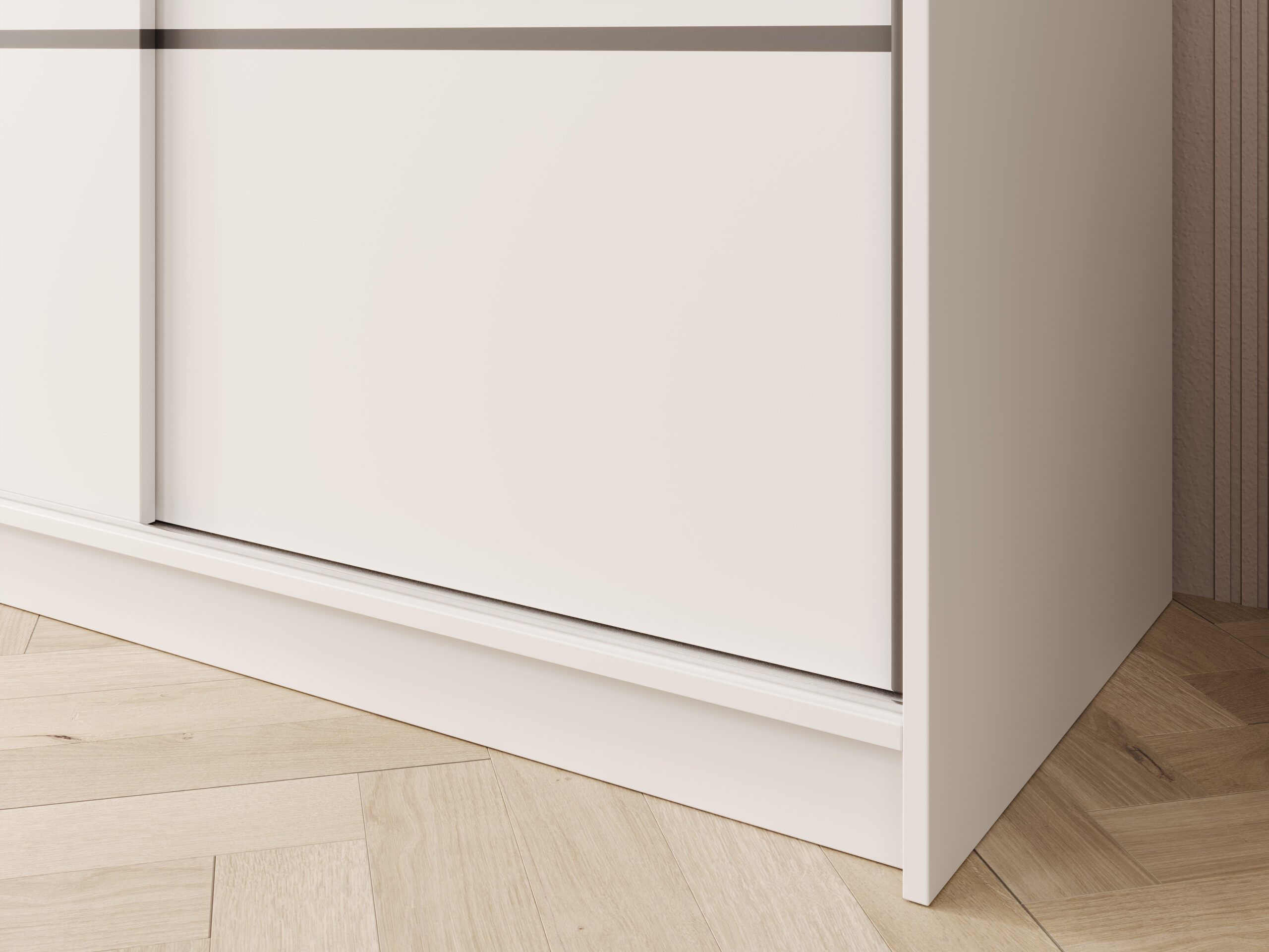 Tolóajtós gardrób Greta tolóajtós szekrény 200 - Fehér Tolóajtós gardrób Greta tolóajtós szekrény 200 - Fehér - Image 4