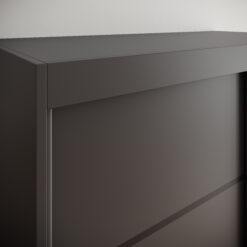 Tolóajtós gardrób Lizi tolóajtós szekrény 120 - Fekete