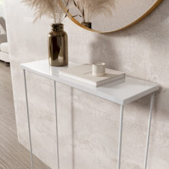 Sili konzol asztalka - Fehér