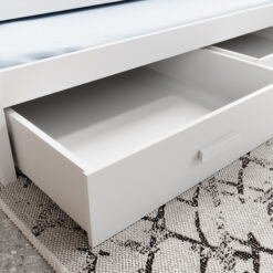 Olen kétszemélyes gyerekágy 200x90 matraccal - Fehér