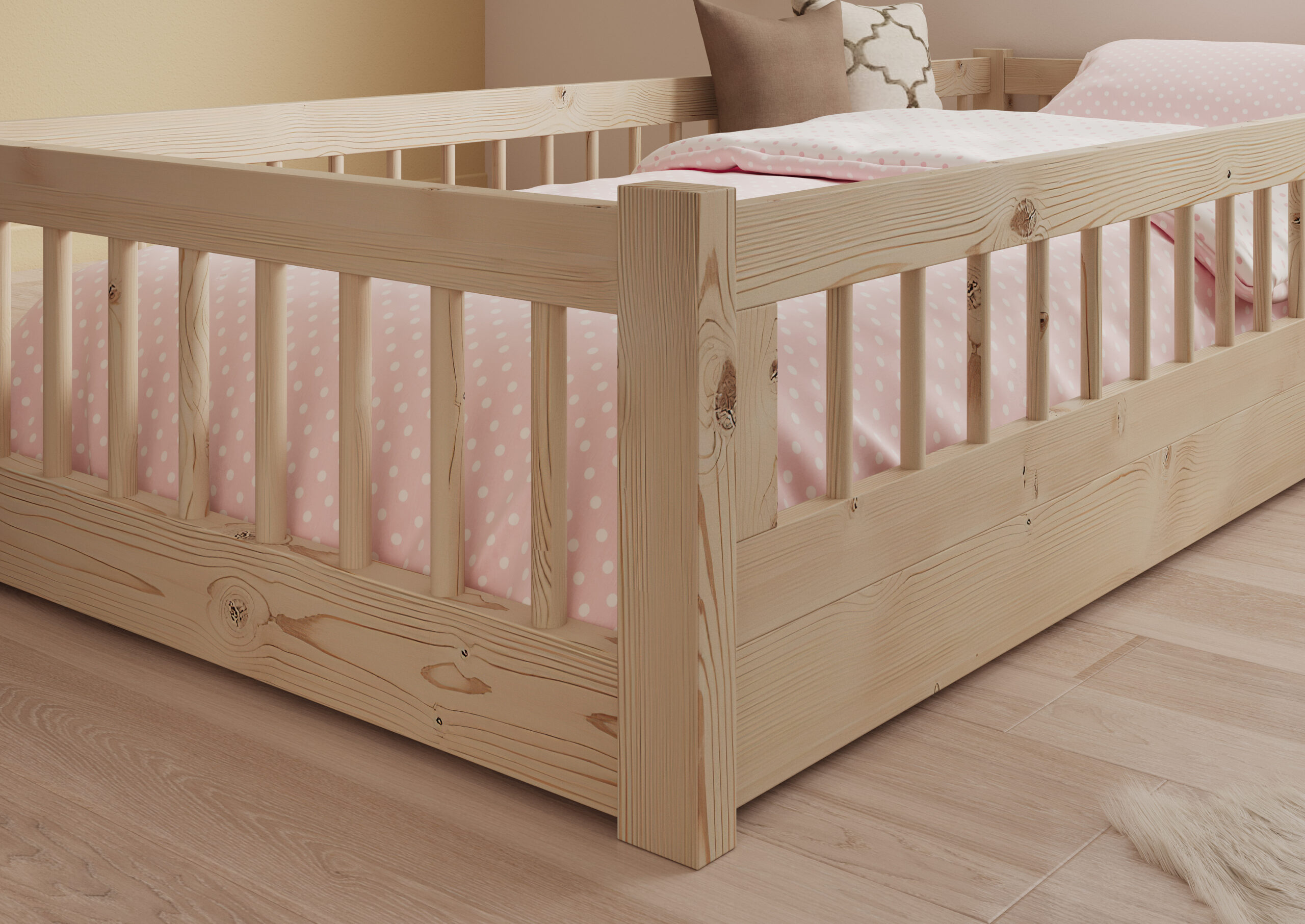 Gyermekágy Dori gyerekágy matraccal - Fenyő Gyermekágy Dori gyerekágy matraccal - Fenyő - Image 3