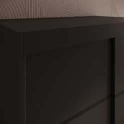 Tolóajtós gardrób Tolóajtós szekrény Verto 100 - Fekete