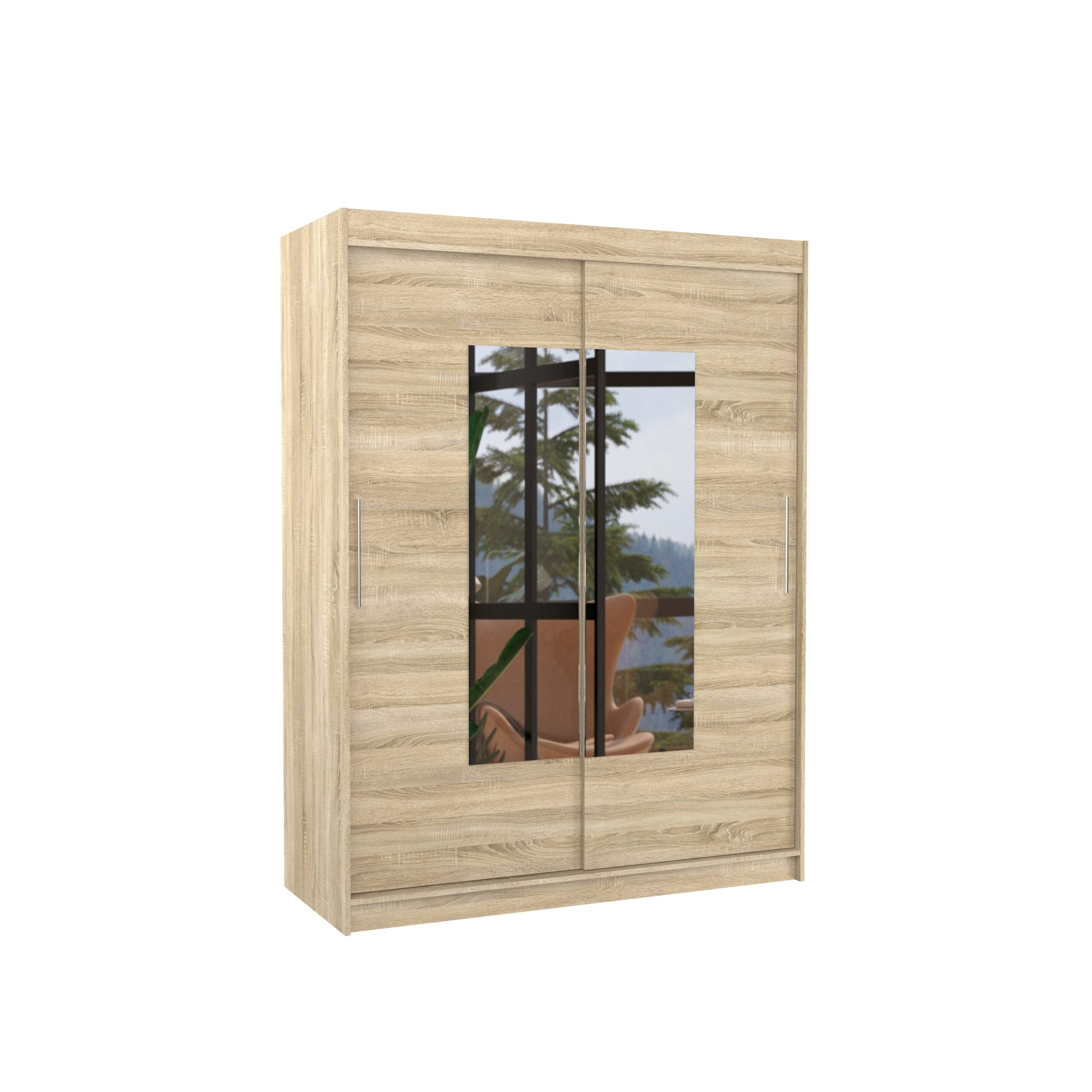 Tolóajtós gardrób Tolóajtós szekrény DORRIGO 150 - Sonoma Tolóajtós gardrób Tolóajtós szekrény DORRIGO 150 - Sonoma - Image 3