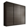 Tolóajtós gardrób Tolóajtós szekrény Andy 250 - Fekete Tolóajtós szekrény Andy 250