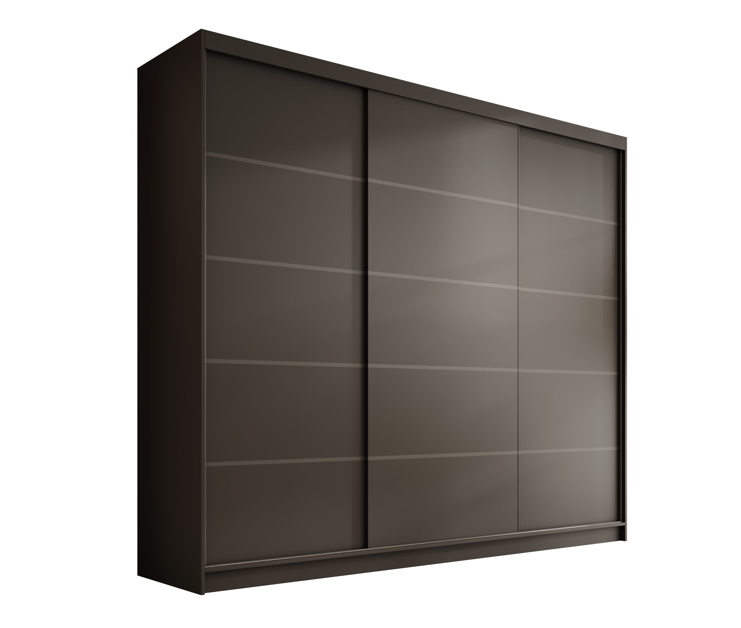 Tolóajtós gardrób Tolóajtós szekrény Andy 250 - Fekete Tolóajtós szekrény Andy 250