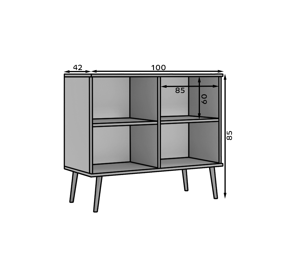 Deri komód - Rózsaszín Deri komód - Rózsaszín - Image 5