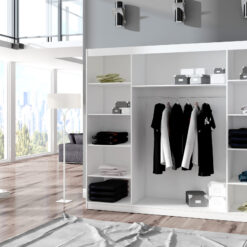 Tolóajtós gardrób Tükrös tolóajtós szekrény DENIS 250 - Csoki
