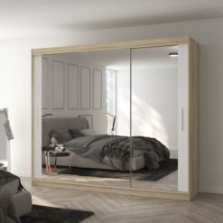 Üveges tolóajtós szekrény CHESTER 250