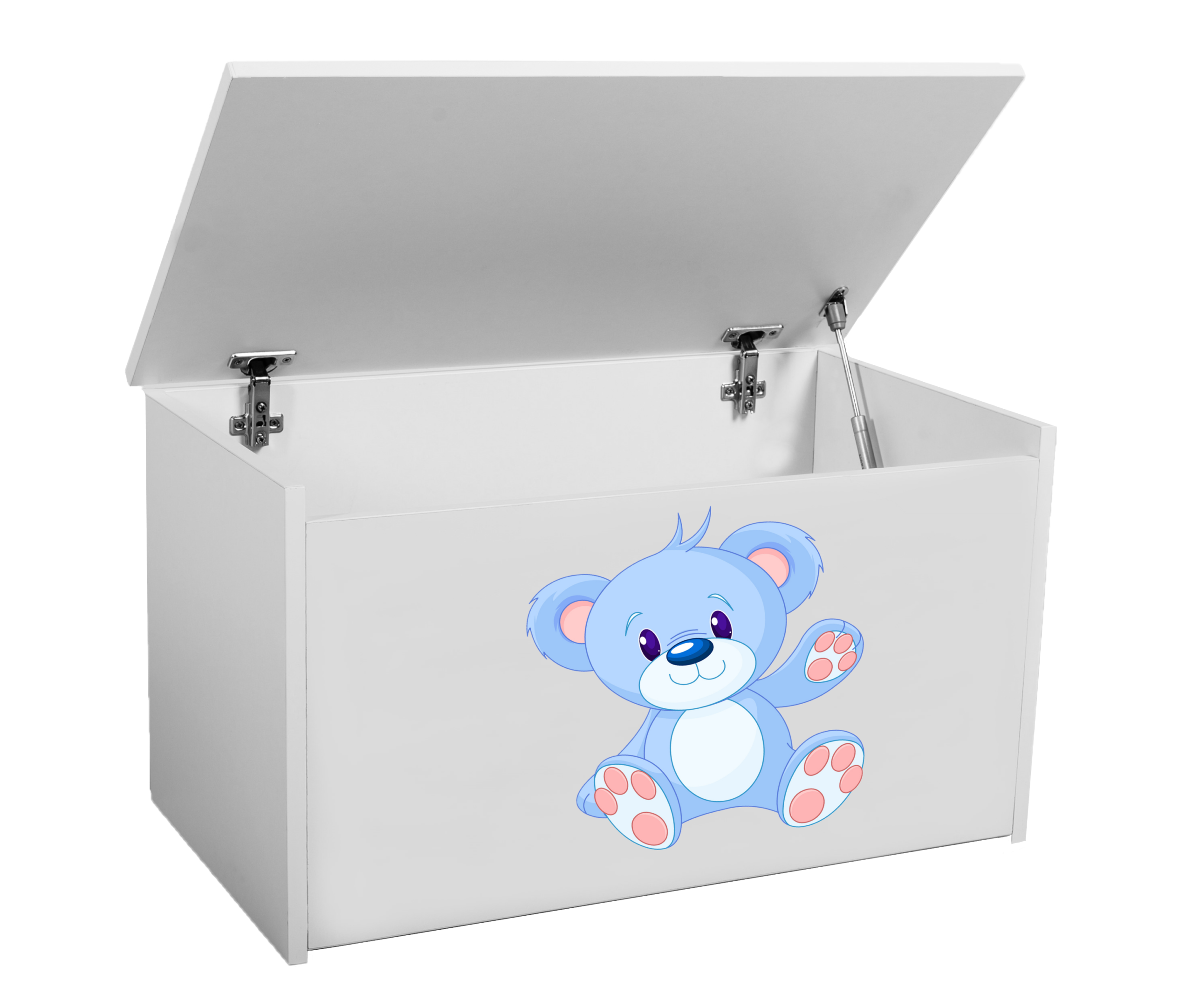 Játék láda DARIA játéktároló láda - Fehér Fehér