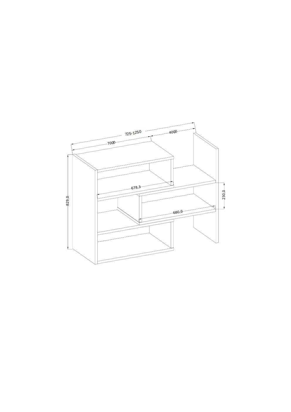 Polc KARI - Fehér Polc KARI - Fehér - Image 3