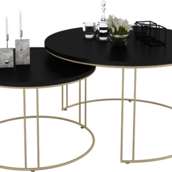 ETTA 2 az 1-ben dohányzóasztal - Arany Arany